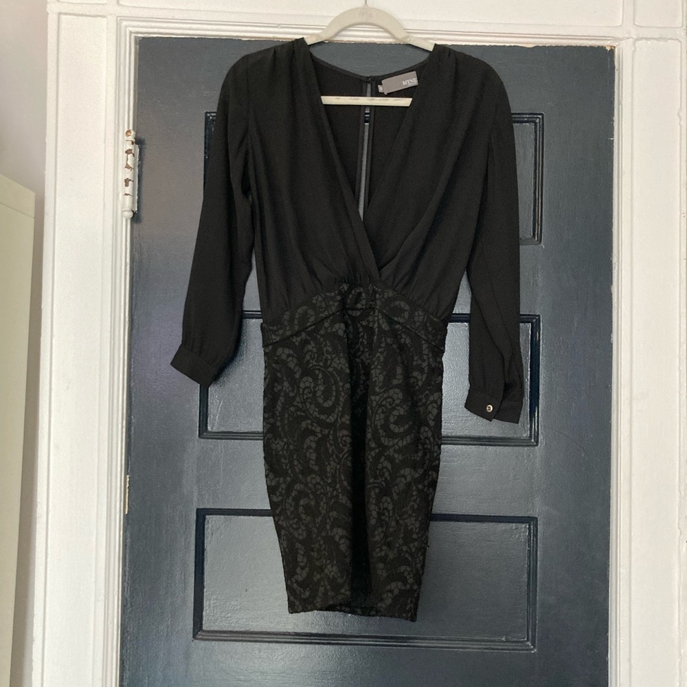 Beautiful Myne mixed media dress